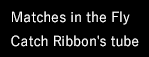 Matches in the Fly Catch Ribbon's tube